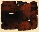Pierre Soulages, 2 sheets: Eau-forte no 17. Ohne Titel