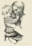 Mutter mit Kind auf dem Arm by Käthe Kollwitz, 1916, Photo-lithograph, sold Mar 2005
