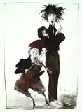 Gertrude Degenhardt, 2 Bll.: Banjospieler. Musikantenpaar