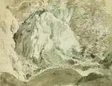 Johann Georg von Dillis, Bewaldete Felsenlandschaft