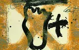 Ohne Titel by Antoni Tàpies, 1995, Lithograph in colours, sold Mar 2005