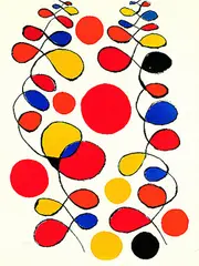 Untitled by Alexander Calder, Lithograph in colours, sold Mar 2005
