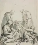 Giovanni Battista Tiepolo, Cosmas und Damian Arme und Kranke labend