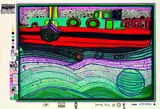 Regentag auf Liebe Wellen by Friedensreich Hundertwasser, 1970, Silkscreen printed in colours, sold Mar 2005