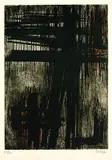 Eau-forte no 7 by Pierre Soulages, Etching in colours, sold Mar 2005