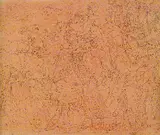 Julius Schnorr von Carolsfeld, Jakobs Flucht (1. Mose 31). Früher Entwurf für Blatt 35 der "Bilderbibel"