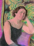 Emil Orlík, Damenbildnis