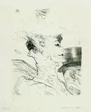 Louise Balthy by Henri de Toulouse-Lautrec, 1898, Lithograph, sold Mar 2005
