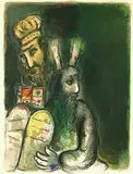 Marc Chagall, Then Moses and Aaron went, 1966, Lithograph in colours
