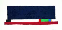 Werner Graeff, Grodru 7, 1963, Oil on canvas