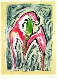 Ohne Titel by Marino Marini, 1953, Lithograph in colours, sold Mar 2005