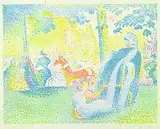 Henri-Edmond Cross, In den Champs-Elysées