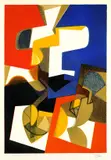 Maurice Estève, Le Prince, 1954, Lithograph in colours
