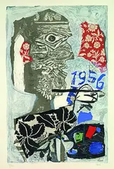 Der Maler by Antoni Clavé, 1956, Lithograph in colours, sold Mar 2005