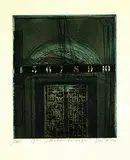 Karl Fred Dahmen, 4 Bll.: Kompositionen, 1971, Etching and aquatint in colours
