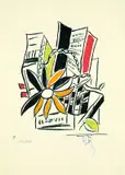 Fernand Léger, From: Album de 10 sérigraphies, 1951, Silkscreen in colours