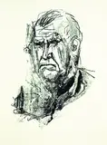 Otto Dix, Selbstbildnis, 1965, Lithograph