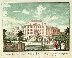 Peter Schenk the Elder, 17 Bll. Ansichten von Amsterdam, Etching in colours