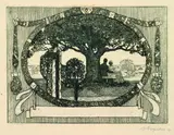 Heinrich Vogeler, Tod bricht Rosen (Liebespaar und Tod)