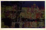 Karl Fred Dahmen, 3 Bll.: Dunkle Landschaft. Landschaft orange. Dämmerung, Silkscreen in colours