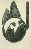 Adolf Hölzel, Zwei Figuren im Kreis