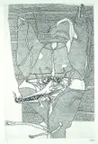 Horst Janssen, Fuchs mit Fuchs, 1958, Etching