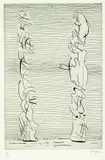 Henry Moore, Two tall figures - Man and woman