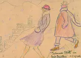 Edward Cucuel, Sommersport, 1926, Pencil