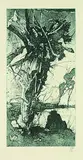 Horst Janssen, 2 Bll.: Liselotten-Land. Kopfweiden - Liselotten-Land, 1987, Etching