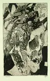 Horst Janssen, Wiedensal auf japanisch, 1981, Etching