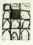 Ohne Titel by Emil Schumacher, Etching and aquatint, sold Mar 2005