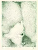 Horst Janssen, Anna Poppe, 1966, Lithograph