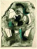Ferdinand Springer, 2 Bll.: Prométhée IV (Angedenken). Astaroth (Die große Windorgel), 1947, Etching and aquatint