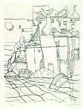 Eduard Bargheer, Inselfrühe, 1967, Drypoint