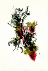 Lithofa/20 by Rolf Cavael, Lithograph in colours, sold Mar 2005