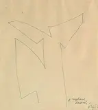 Étienne Hajdú, Dessin pour une sculpture