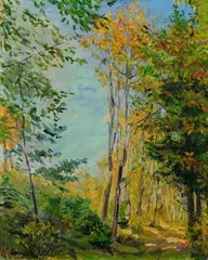 Herbstwald by Max Slevogt, 1906, Oil on canvas, sold Dec 2004