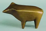 Ewald Mataré, Stehende Kuh "Maulwurfskuh", 1936, Bronze