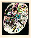 Kleine Welten III by Wassily Kandinsky, 1922, Lithograph in colours, sold Dec 2004