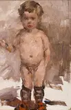 Lovis Corinth, Stehender nackter Knabe