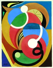 Auguste Herbin, Composition, 1936, Gouache
