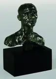 Auguste Rodin, Buste de Jacques de Wiessant, esquisse pour la tête, 2ème maquette