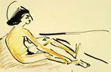 Ernst Ludwig Kirchner, Badende Fränzi