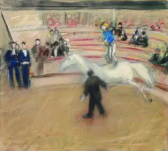 Max Slevogt, Im Circus, Pastel