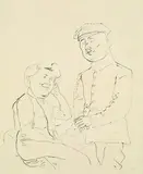 Maienzeit by George Grosz, 1922, Pen and Indian ink drawing, sold Dec 2004
