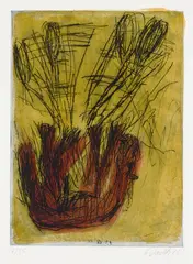 Pferd by Georg Baselitz, 1986, Etching and aquatint, sold Dec 2004