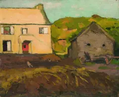 Albert Marquet, Cour de ferme à la Percaillerie, 1901, Oil on canvas