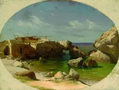Peter von Hess, Kleine Marina bei Capri, 1848, Oil on canvas