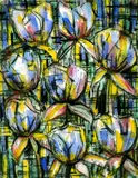 Tulpen by Christian Rohlfs, 1931, Water-tempera, sold Oct 2004