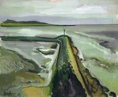 Mole by Eduard Bargheer, 1934, Oil on canvas, sold Oct 2004